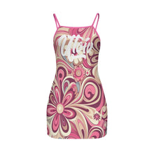 Load image into Gallery viewer, UTO IV &quot;Pink Trippy Blooms&quot; Femme Allure Women&#39;s Cami Dress (Plus Size)
