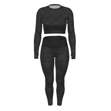 Load image into Gallery viewer, UTO IV "Midnight" Women's Sport Set With Backless Top And Leggings
