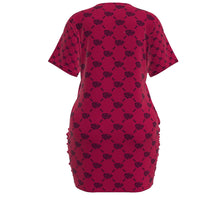 Load image into Gallery viewer, UTO IV Signature Stacked-Hem Dress — Plus Size
