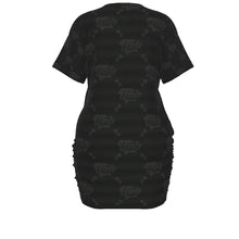 Load image into Gallery viewer, UTO IV "Midnight" Signature Stacked-Hem Dress — Plus Size
