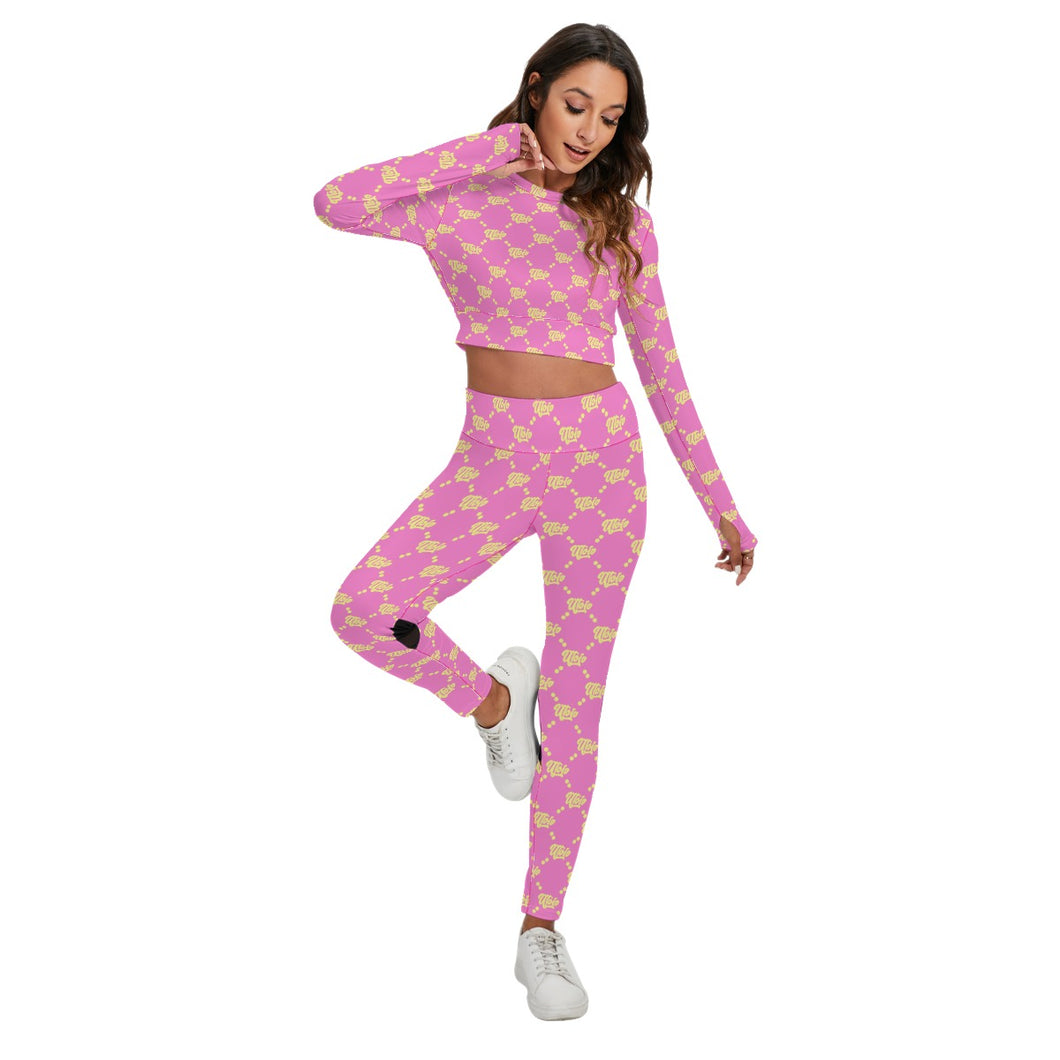 UTO IV Women's Sport Set With Backless Top And Leggings