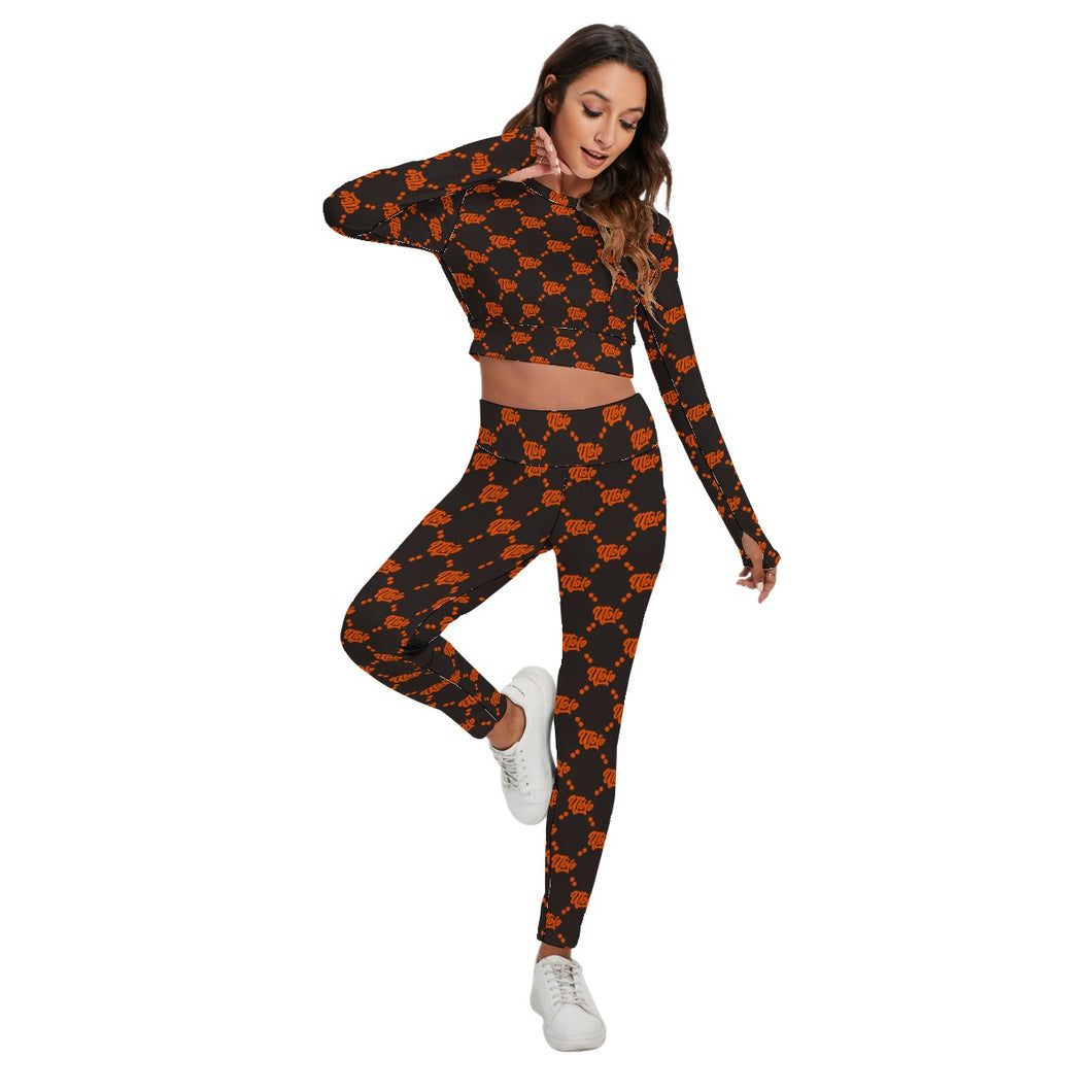 UTO IV Women's Sport Set With Backless Top And Leggings