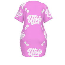 Load image into Gallery viewer, UTO IV Signature Stacked-Hem Dress — Plus Size
