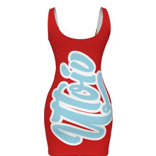Load image into Gallery viewer, UTO IV Women's Bodycon Dress - Democratic Republic of the Congo (Les Léopards)
