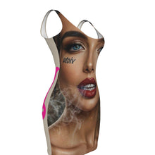 Load image into Gallery viewer, UTO IV Women's Bodycon Dress - Olive Skin
