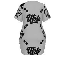 Load image into Gallery viewer, UTO IV Signature Stacked-Hem Dress — Plus Size
