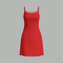 Load image into Gallery viewer, All-Over Print Women&#39;s Double-Layer Mesh Dress
