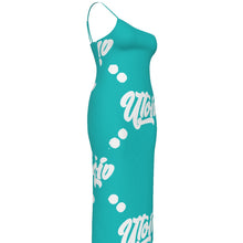 Load image into Gallery viewer, UTO IV Plus Size Oblique-Shoulder Dress
