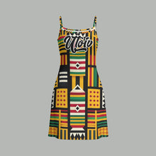Load image into Gallery viewer, UTO IV "Kente" Women's Double-Layer Mesh Dress
