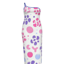 Load image into Gallery viewer, UTO IV Plus Size Oblique-Shoulder Dress
