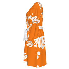 Load image into Gallery viewer, UTO IV Women's V-neck Dress With Waistband (Plus Size)
