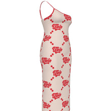Load image into Gallery viewer, UTO IV "Cheesecake" Women's Oblique-Shoulder Exposure Dress With Side Split (Plus Size)
