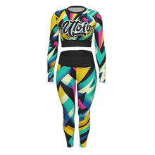 Load image into Gallery viewer, UTO IV "Jetstream" Women's Sport Set With Backless Top And Leggings
