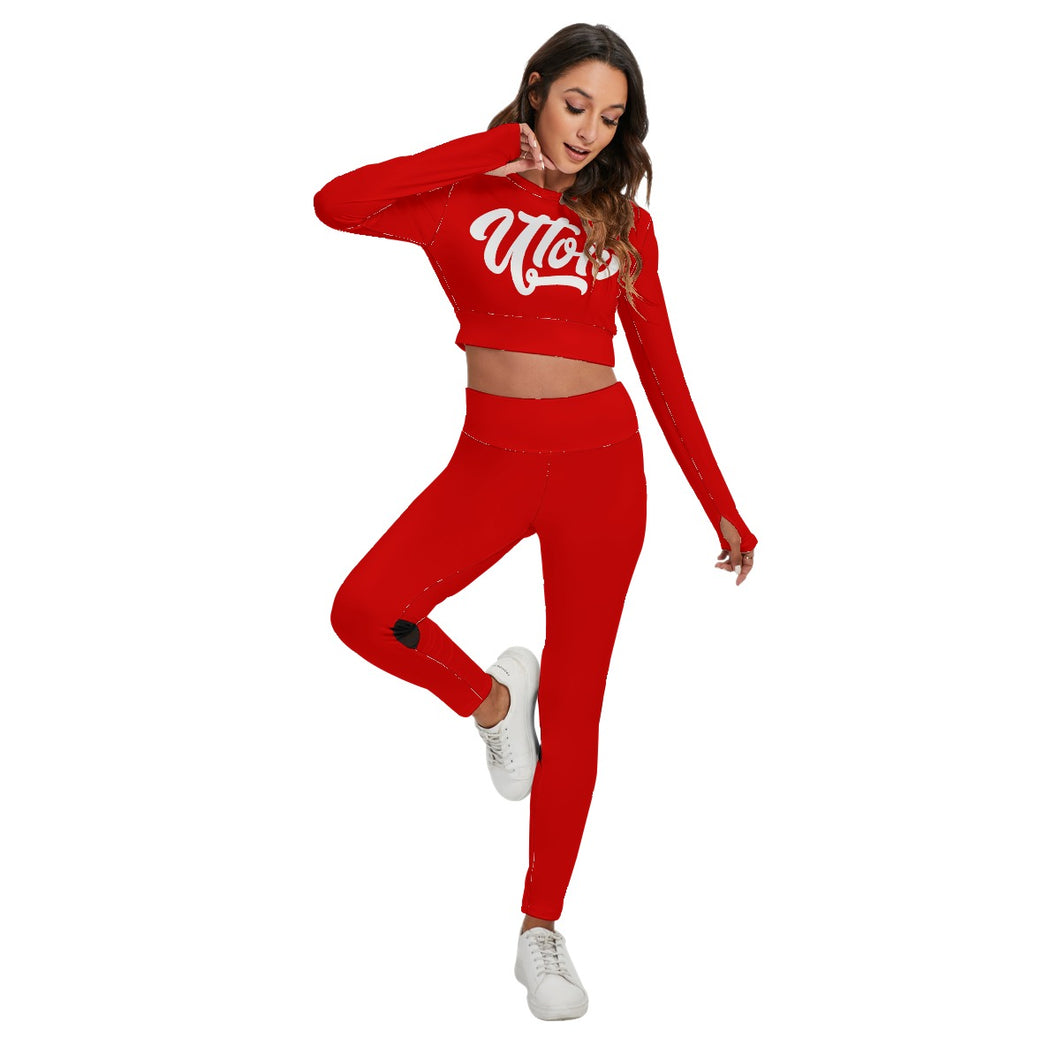 UTO IV Women's Sport Set With Backless Top And Leggings