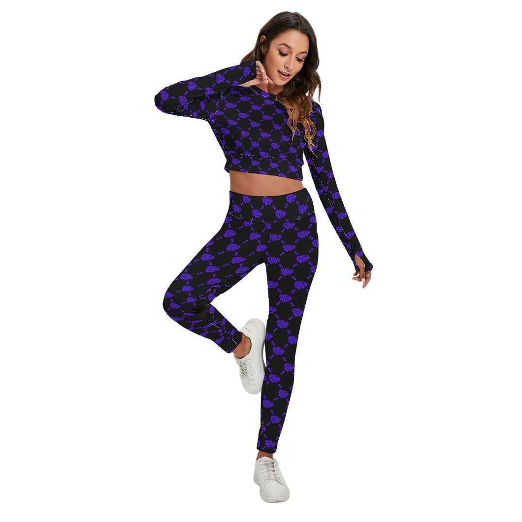 UTO IV Women's Sport Set With Backless Top And Leggings