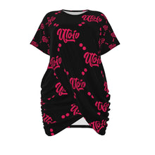 Load image into Gallery viewer, UTO IV Signature Stacked-Hem Dress — Plus Size
