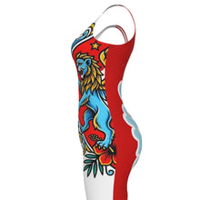Load image into Gallery viewer, UTO IV Women's Bodycon Dress - Democratic Republic of the Congo (Les Léopards)
