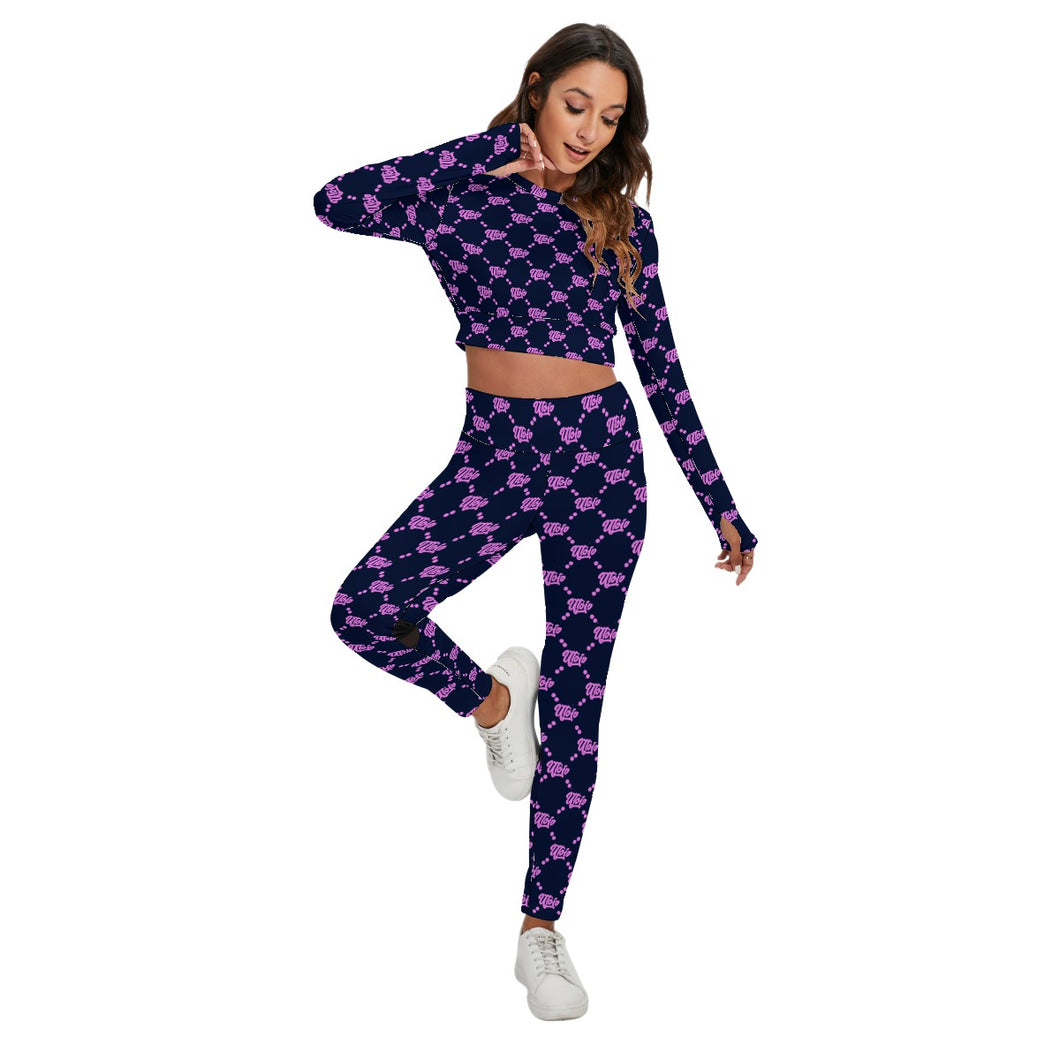 UTO IV Women's Sport Set With Backless Top And Leggings