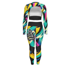 Load image into Gallery viewer, UTO IV "Jetstream" Women's Sport Set With Backless Top And Leggings
