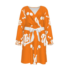 Load image into Gallery viewer, UTO IV Women's V-neck Dress With Waistband (Plus Size)
