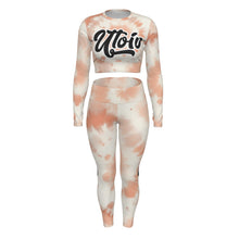 Load image into Gallery viewer, UTO IV "Peach Fog" Women's Sport Set With Backless Top And Leggings
