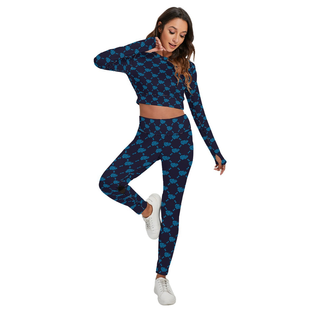 UTO IV Women's Sport Set With Backless Top And Leggings