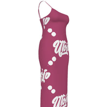Load image into Gallery viewer, UTO IV Plus Size Oblique-Shoulder Dress
