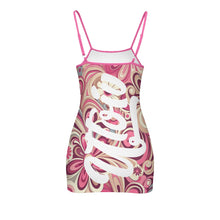Load image into Gallery viewer, UTO IV &quot;Pink Trippy Blooms&quot; Femme Allure Women&#39;s Cami Dress (Plus Size)

