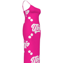Load image into Gallery viewer, UTO IV Plus Size Oblique-Shoulder Dress
