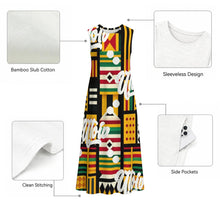 Load image into Gallery viewer, UTO IV Women's Cotton A-Line Dress
