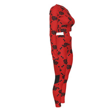 Load image into Gallery viewer, UTO IV Women's Sport Set With Backless Top And Leggings
