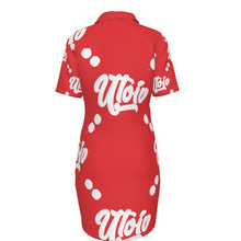 Load image into Gallery viewer, UTO IV Women's Polo Collar Dress

