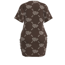 Load image into Gallery viewer, UTO IV Signature Stacked-Hem Dress — Plus Size
