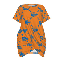 Load image into Gallery viewer, UTO IV Signature Stacked-Hem Dress — Plus Size
