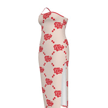 Load image into Gallery viewer, UTO IV "Cheesecake" Women's Oblique-Shoulder Exposure Dress With Side Split (Plus Size)

