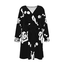 Load image into Gallery viewer, UTO IV Women's V-neck Dress With Waistband (Plus Size)
