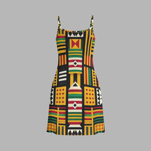 Load image into Gallery viewer, UTO IV "Kente" Women's Double-Layer Mesh Dress
