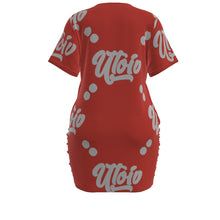Load image into Gallery viewer, UTO IV Signature Stacked-Hem Dress — Plus Size
