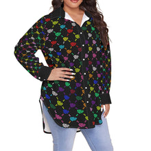 Load image into Gallery viewer, UTO IV Women&#39;s Shirt With Long Sleeve(Plus Size)
