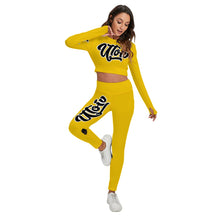 Load image into Gallery viewer, UTO IV Women&#39;s Sport Set With Backless Top And Leggings
