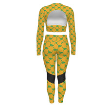 Load image into Gallery viewer, UTO IV Women's Sport Set With Backless Top And Leggings
