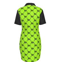 Load image into Gallery viewer, UTO IV "Emerald Tree" Women's Polo Collar Dress

