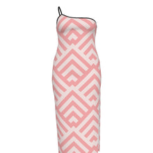 Load image into Gallery viewer, UTO IV Plus Size Oblique-Shoulder Dress
