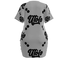 Load image into Gallery viewer, UTO IV Signature Stacked-Hem Dress — Plus Size
