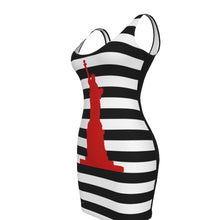 Load image into Gallery viewer, UTO IV Women's Bodycon Dress - Lady Liberty
