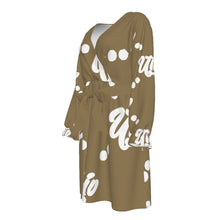 Load image into Gallery viewer, UTO IV Women's V-neck Dress With Waistband (Plus Size)

