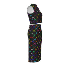 Load image into Gallery viewer, UTO IV Tank Top &amp; Split Skirt Set
