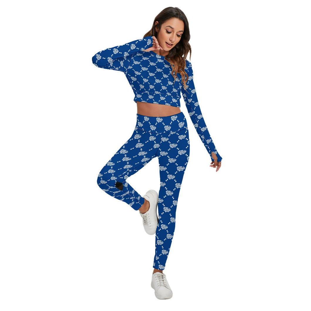 UTO IV Women's Sport Set With Backless Top And Leggings
