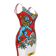 Load image into Gallery viewer, UTO IV Women's Bodycon Dress - Democratic Republic of the Congo (Les Léopards)
