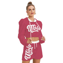 Load image into Gallery viewer, UTO IV Women's Mirco Fleece Hoodie and Shorts Set
